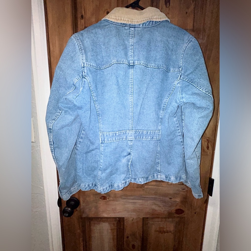 The Territory Ahead Blue Denim Lined Chore Jacket XL - Picture 2 of 8